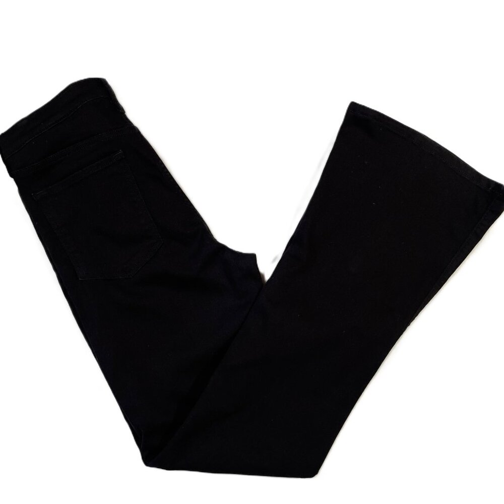 Banana Republic High Rise Flare Jean Deep Black Size 31 Long 34.5" Inseam - Picture 6 of 16